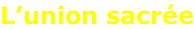 L’union sacrée